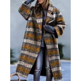 Casual Loose Button Pocket Cardigan Coat